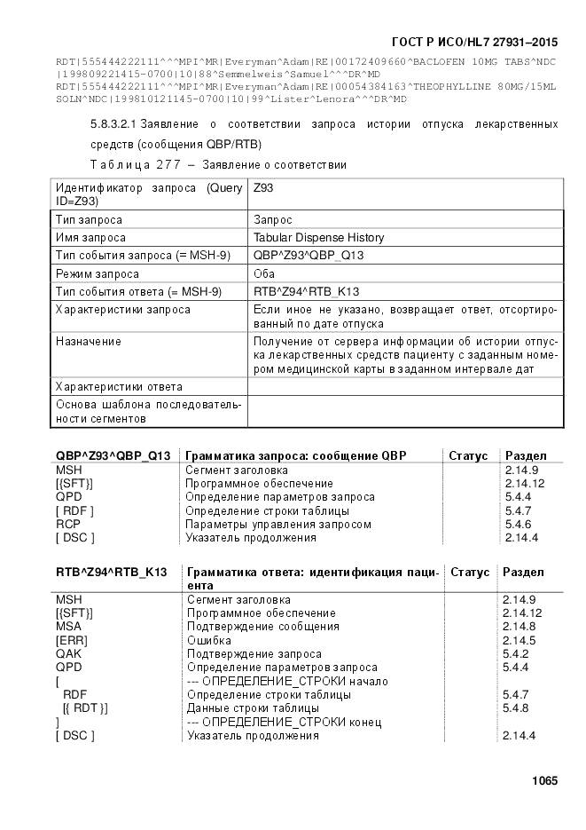 ГОСТ Р ИСО/HL 7 27931-2015, страница 1072